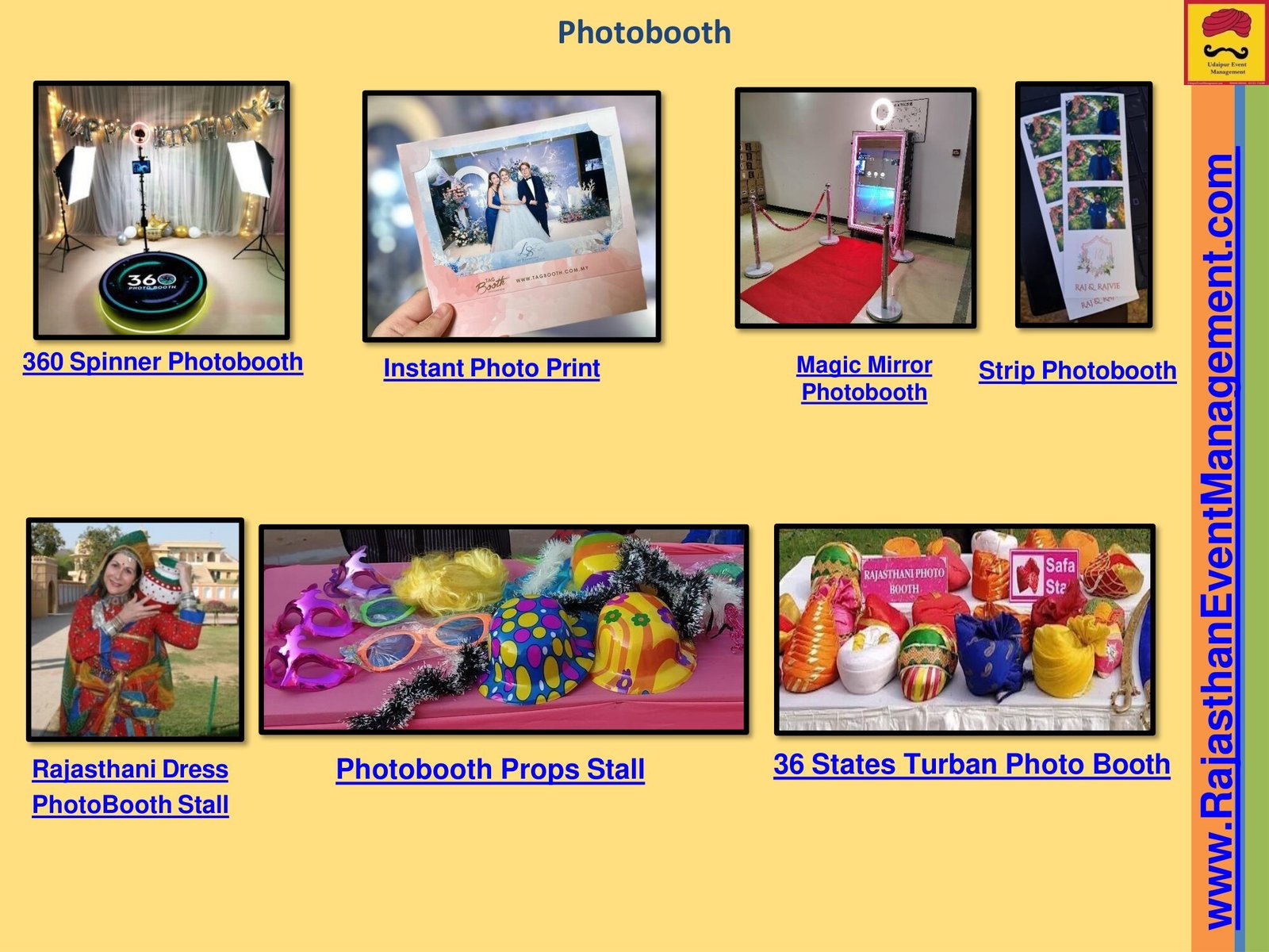 Photobooth — Entertainment service for Udaipur wedding and destination events in Rajasthan