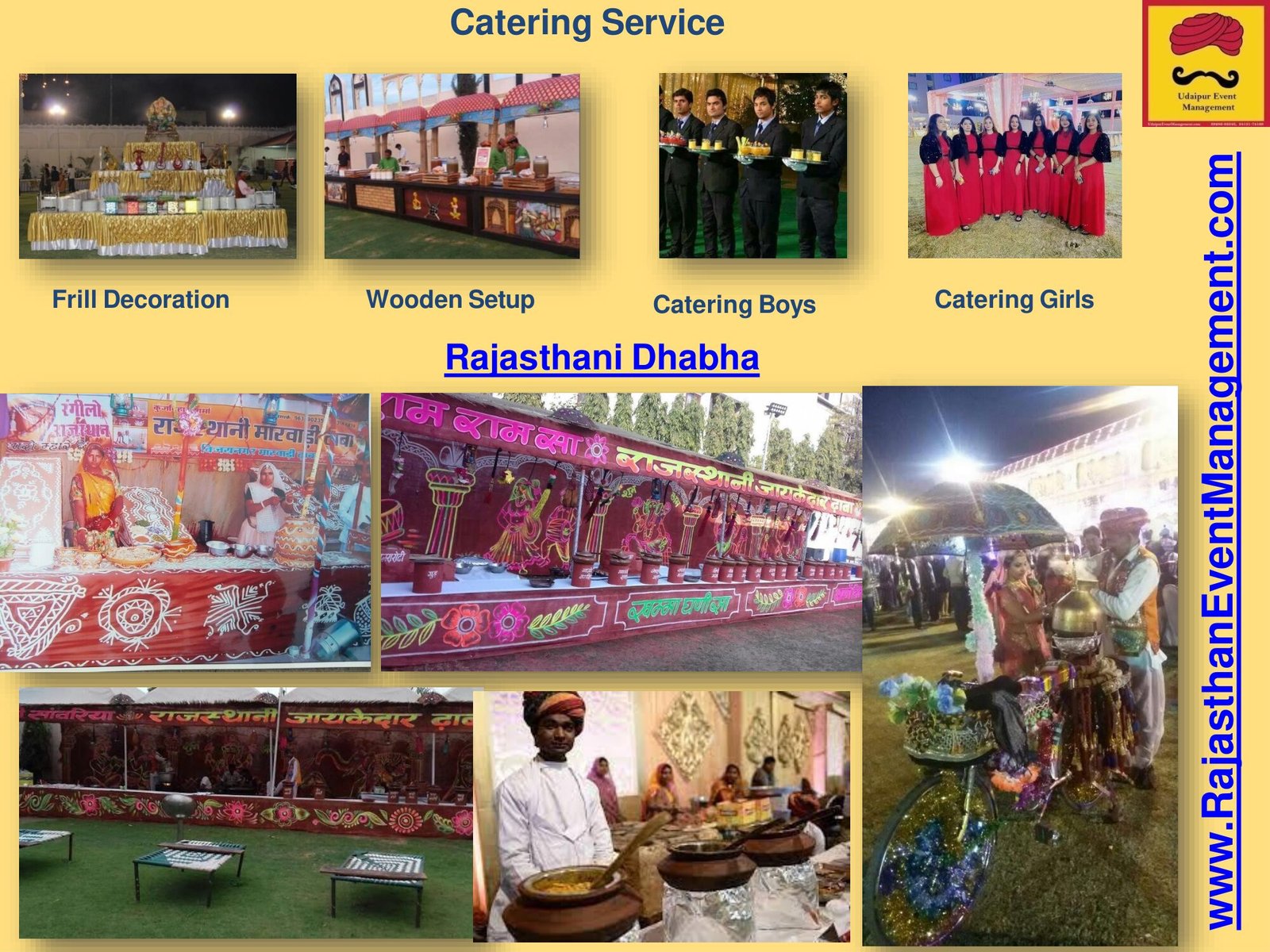 Catering Service — Management service for Udaipur wedding and destination events in Rajasthan