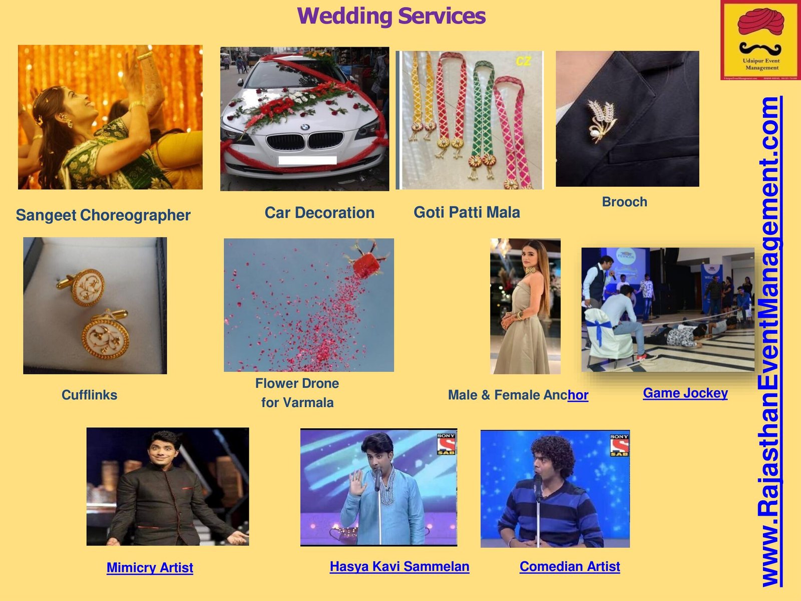 Wedding Services — Management service for Udaipur wedding and destination events in Rajasthan