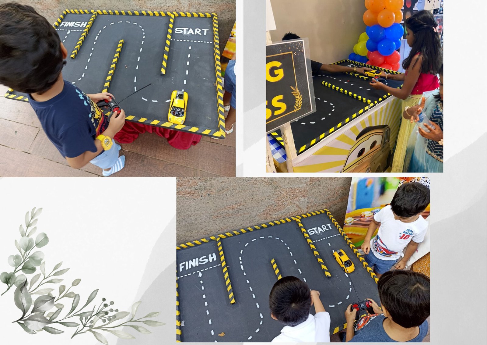 Remote Control Car Racing game stall on rent in Udaipur for birthday parties, wedding carnival and mehendi mela — Carnival game stalls