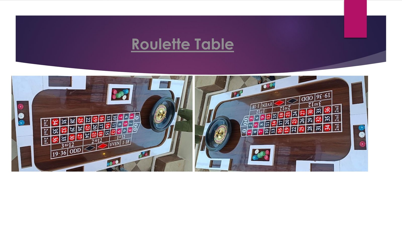 Roulette Table game stall on rent in Udaipur for birthday parties, wedding carnival and mehendi mela — Wooden carnival games
