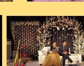 Branch & Crystal Stage Seating - Udaipur Birthday Planner