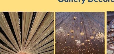 Radial Gazebo Fairy Lights - Udaipur Birthday Planner