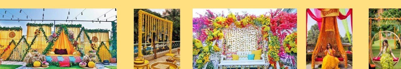 Haldi & Mehendi Decorations hero - Udaipur Birthday Planner