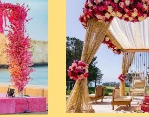 Royal Gold & Rose Mandap - Udaipur Birthday Planner