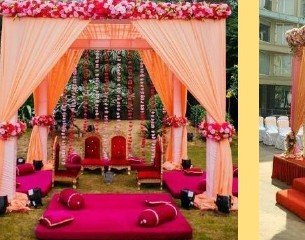 Traditional Baithak Mandap - Udaipur Birthday Planner